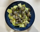 レンジで簡単！あさりとキャベツの酒蒸し作り方4写真