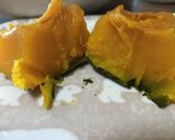 つるなしかぼちゃやっこ！！ついに食べるよ！煮作り方8写真