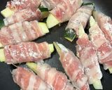 ナスとズッキーニの豚バラ肉巻き♪作り方2写真
