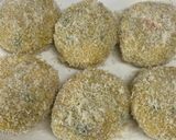 えびと枝豆のさつまいもコロッケ作り方4写真