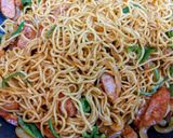 簡単昼食夕飯！喫茶店ナポリタン風焼きそば作り方13写真