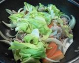 鉄板味噌焼うどん作り方4写真
