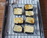 ヘルシー美味い！豆腐のピリ辛海苔巻き♪作り方3写真