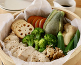 せいろ1つ♪しっとり鶏むね&野菜蒸し♪作り方4写真