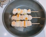 フライパンで作る「ささみ焼き鳥 ねぎま」作り方5写真