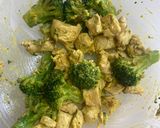 ブロッコリーと鶏ささみのカレーマヨ和え作り方4写真