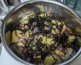 塩昆布で…美味しいさつまいもご飯作り方5写真