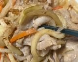 簡単　焼うどん（残り物で）作り方9写真