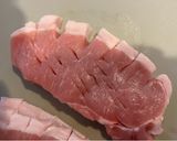 豚肉の酒粕と味噌漬け込み焼き♪作り方1写真