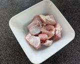 フライパンで◎カレー風味のカリカリチキン作り方1写真