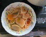 カブとベーコンのトマトスープパスタ作り方10写真
