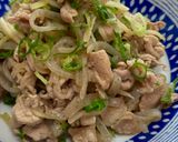 豚肉と糸こんのネギまぶしdeしぐれ煮風♪作り方5写真