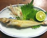日本酒に　ちょい干しキスの炙り　青梅塩麹作り方9写真