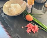 簡単！ニラ玉チャーハン作り方1写真