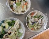 肉無チクワ梅すき焼き親子丼味野菜炒め作り方12写真