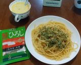 振り掛け 鮭ひろしパスタ作り方3写真