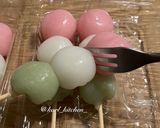 三色団子でお盆菓子2種お迎え団子送り団子作り方4写真