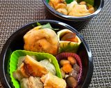 親子丼と海老のライスペーパー巻き作り方1写真