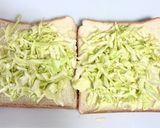 キャベツとチーズのトースト🍞作り方1写真