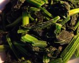 常備菜！ほうれん草とえのき塩にんにく炒め作り方4写真