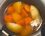 優しい味♡野菜の皮の出汁で煮込んだポトフ作り方4写真
