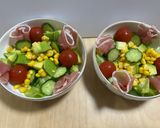 野菜たっぷり、もぐもぐサラダ作り方4写真