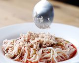 栄養満点‼︎トマト丸ごとトマ玉そうめん♫作り方4写真