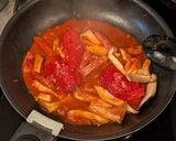 トマト缶で作るシンプルパスタ作り方3写真
