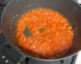 エビとトマトクリームパスタ作り方6写真