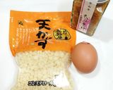 うちの☆なめ茸と天かすで❤️極ふわ❤️卵とじ作り方1写真
