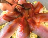鯵とフライドポテトのピザ風作り方5写真