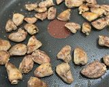 鶏ハツの炒め作り方4写真