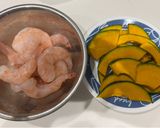 エビとかぼちゃのフリット風マヨソース作り方1写真