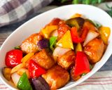 肉巻き厚揚げとなすと夏野菜の彩り酢豚風作り方9写真
