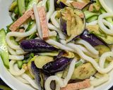 夏野菜とうどんのサラダ作り方6写真