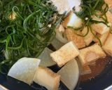 大根・厚揚げ・切り昆布の煮物作り方7写真