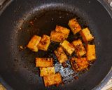厚揚げの焼肉のタレ炒めマヨ掛け作り方1写真