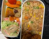 全てレンジ簡単洋風ウスター炒飯弁当作り方16写真