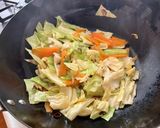 みんな大好き！町中華の野菜炒め（肉なし）作り方5写真