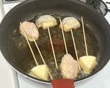おうちで簡単☆串カツ(串揚げ)揚げ焼き！作り方5写真