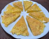 超簡単！だし巻き卵チーズケーキ風😃作り方2写真