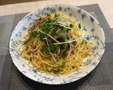 塩さんまのペペロンチーノ作り方7写真