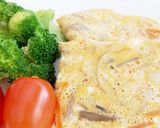 簡単☆舞茸の重ね煮で☆オープンオムレツ作り方5写真