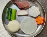 博多風ぶり雑煮作り方1写真