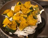 カボチャとエリンギのコンポタホットサラダ作り方4写真