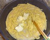 ワンパン 明太クリームパスタ作り方4写真