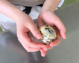 【幼児食】ひじきふんわり卵ボール作り方4写真