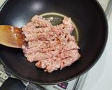カレー風味ミートピザ作り方3写真