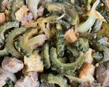🟢ゴーヤと🐷ハラミと厚揚げのスタミナ味噌炒め作り方7写真
