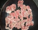 やまいもと豚肉のガーリックバター炒め作り方5写真
